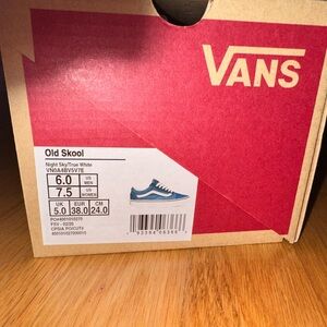 Vans Old Skool Shoes - Night Sky and White